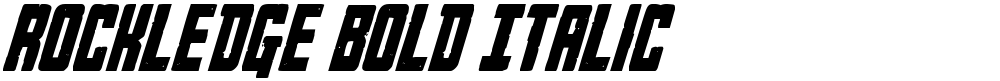 Rockledge Bold Italic