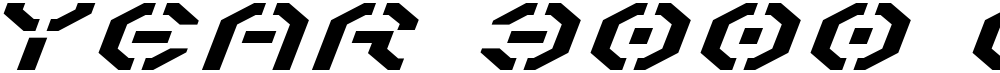 Year 3000 Expanded Italic