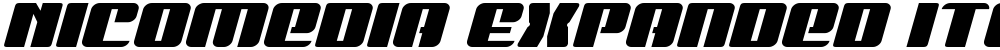 Nicomedia Expanded Italic