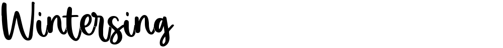 Wintersing