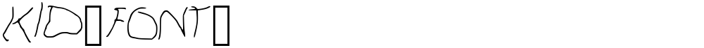Kid_Font_