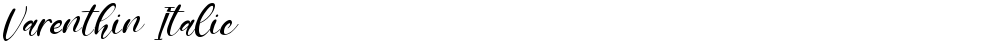Varenthin Italic