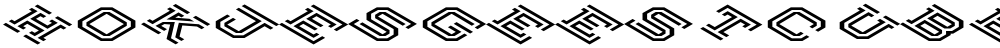 Hokjesgeestcube