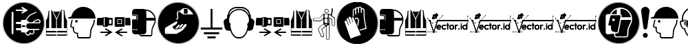FontsVectorIso7010Mandatory