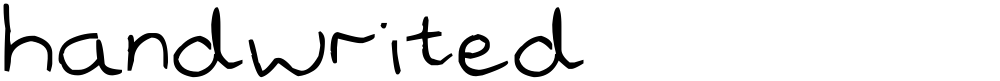 handwrited