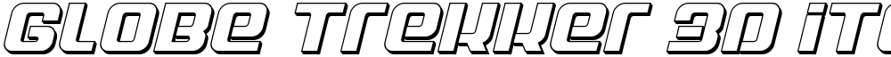 Globe Trekker 3D Italic