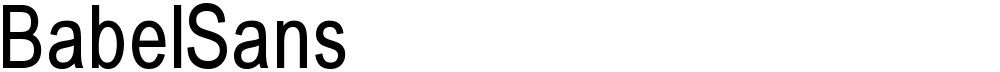 BabelSans