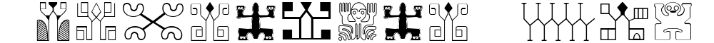 Polynesien Etua font