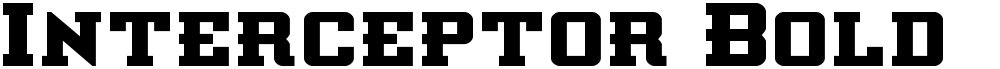 Interceptor Bold