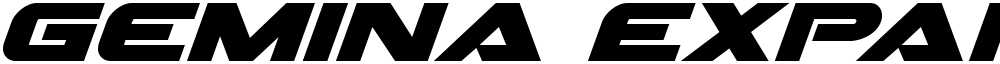 Gemina Expanded Italic
