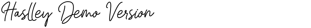 Haslley Demo Version