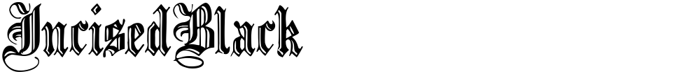 IncisedBlack