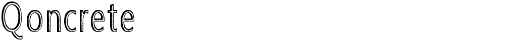 Qoncrete