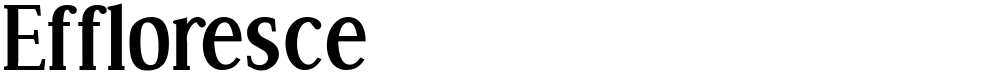 Effloresce