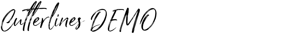 Cutterlines DEMO