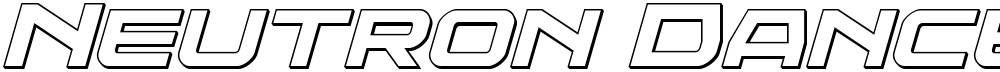 Neutron Dance 3D Italic