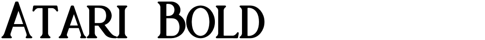 Atari Bold
