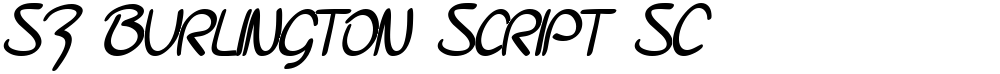 SF Burlington Script SC