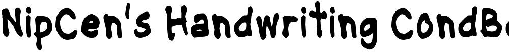 NipCen's Handwriting CondBd