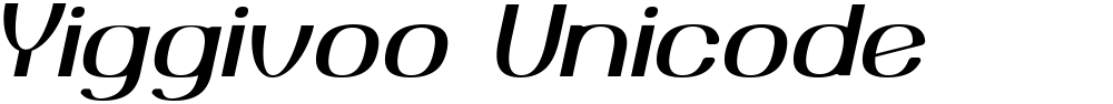 Yiggivoo Unicode 