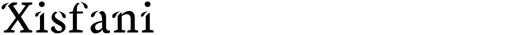 Xisfani