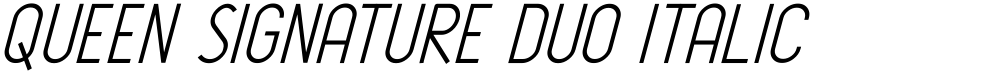 Queen Signature Duo Italic