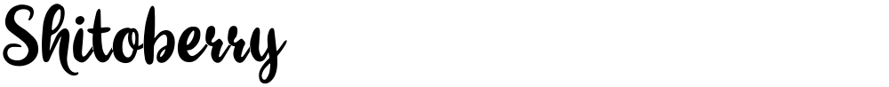 Shitoberry