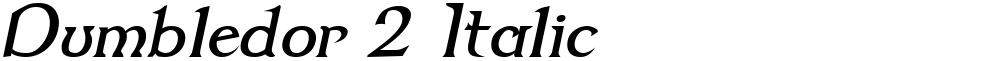 Dumbledor 2 Italic