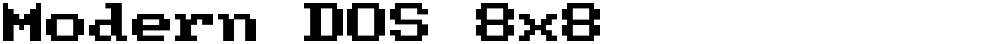 Modern DOS 8x8