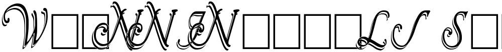 Wrenn Initials Shadowed Cond