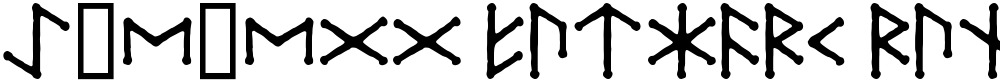 Ice-egg Futhark Runes
