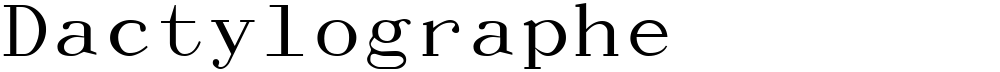Dactylographe
