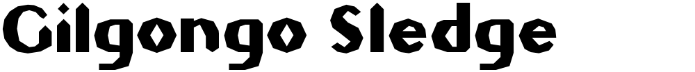 Gilgongo Sledge