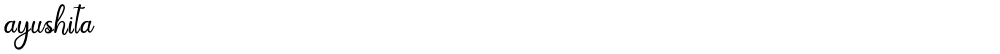 ayushita
