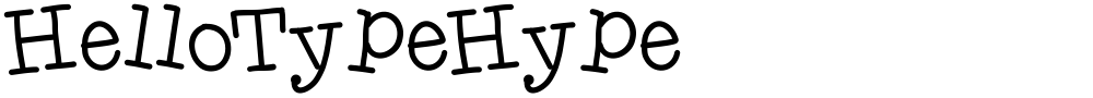 HelloTypeHype