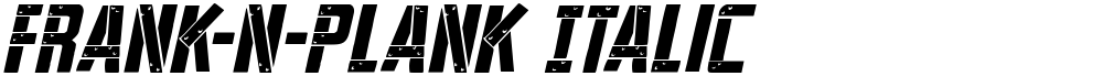 Frank-n-Plank Italic
