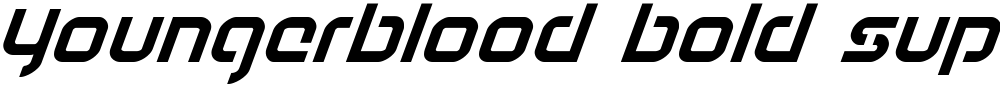 Youngerblood Bold Super-Italic