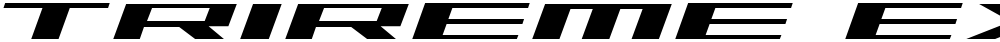 Trireme Expanded Italic