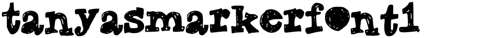 TanyasMarkerFont1