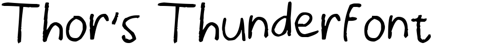 Thor's Thunderfont