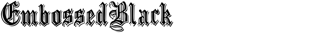 EmbossedBlack