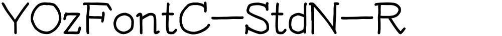YOzFontC-StdN-R