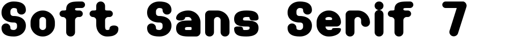 Soft Sans Serif 7