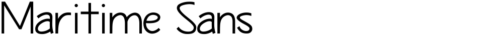 Maritime Sans