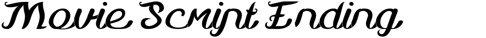 Movie Script Ending