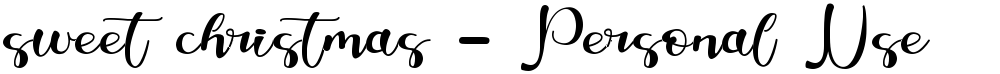 sweet christmas - Personal Use
