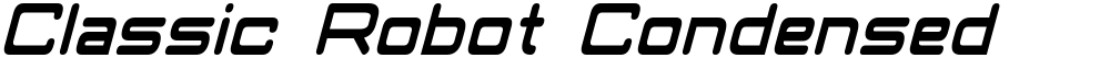 Classic Robot Condensed