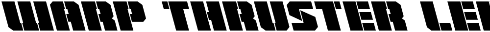 Warp Thruster Leftalic