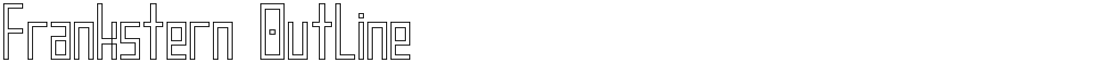 Frankstern Outline