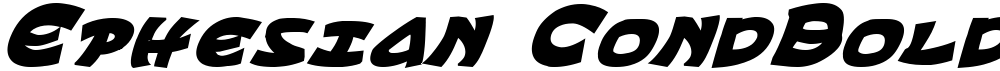 Ephesian CondBoldItal